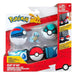 Set Pokemon Figurina si Centura Clip n Go, Great Ball & Net Ball & Squirtle 01 - Red Goblin