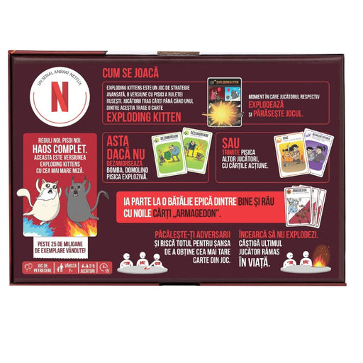 Exploding Kittens Bine vs Rau - Red Goblin