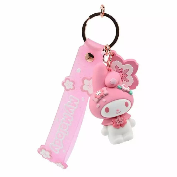 Breloc cu Bratara Sanrio Sakura Series Hello Kitty and Friends