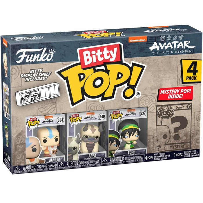 Set 4 Mini Figurine Funko Bitty POP! Avatar TLA - Aang