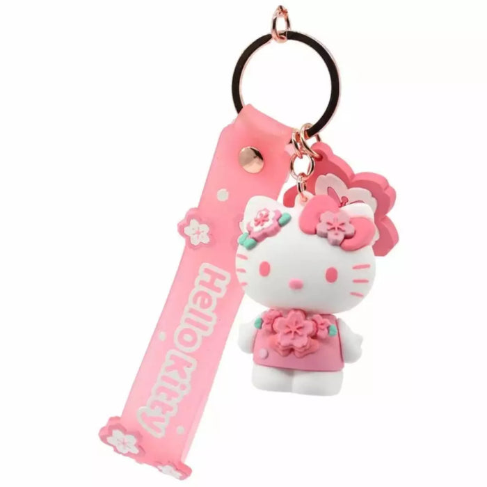 Breloc cu Bratara Sanrio Sakura Series Hello Kitty and Friends