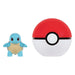 Set Figurine Clip n Go Pokemon - Squirtle 04 & Poke Ball - Red Goblin