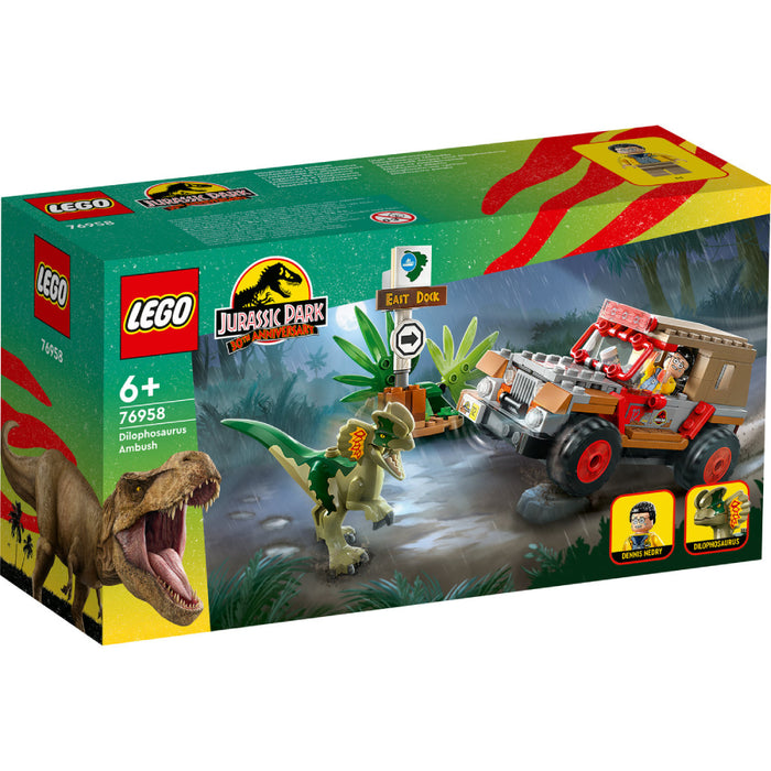 Lego Jurrasic World Ambuscada Asupra unui Dilophosaurus (76958)