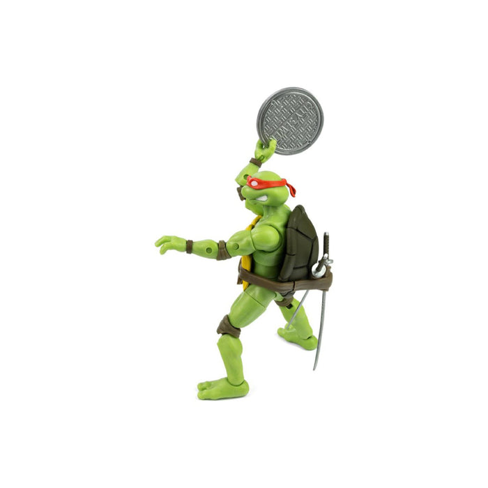 Figurina Articulata si Comic Book Teenage Mutant Ninja Turtles BST AXN x IDW Leonardo Exclusive 13 cm