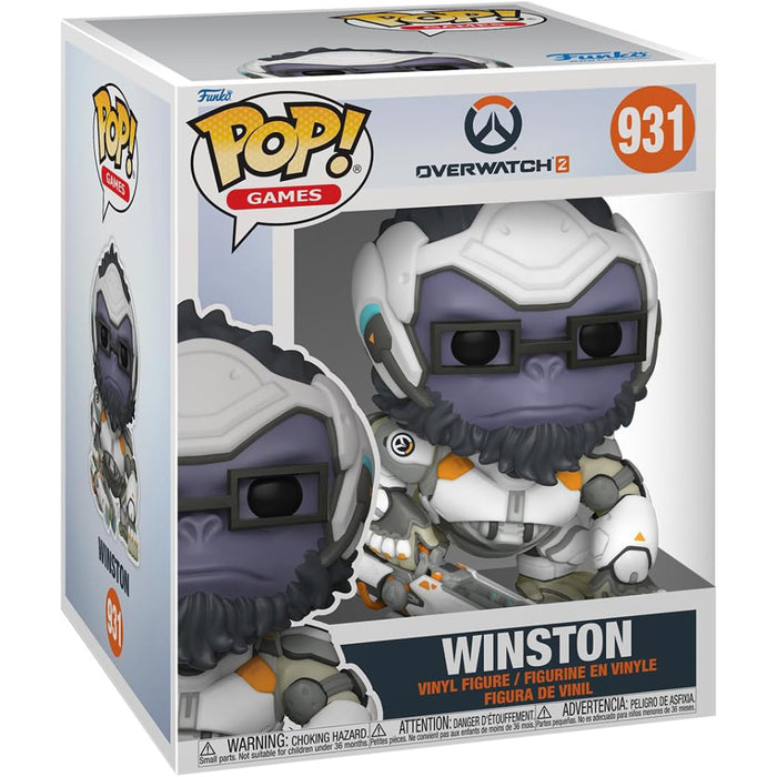 Figurina Funko Pop Overwatch 2 Super Sized - Winston 15 cm