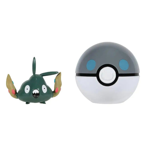 Set Figurine Clip n Go Pokemon - Trubbish & Heavy Ball - Red Goblin