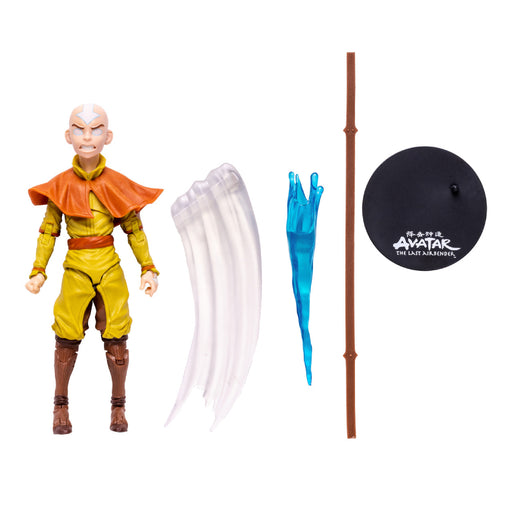 Figurina Articulata Avatar The Last Airbender Aang Avatar State (Gold Label) 18 cm - Red Goblin