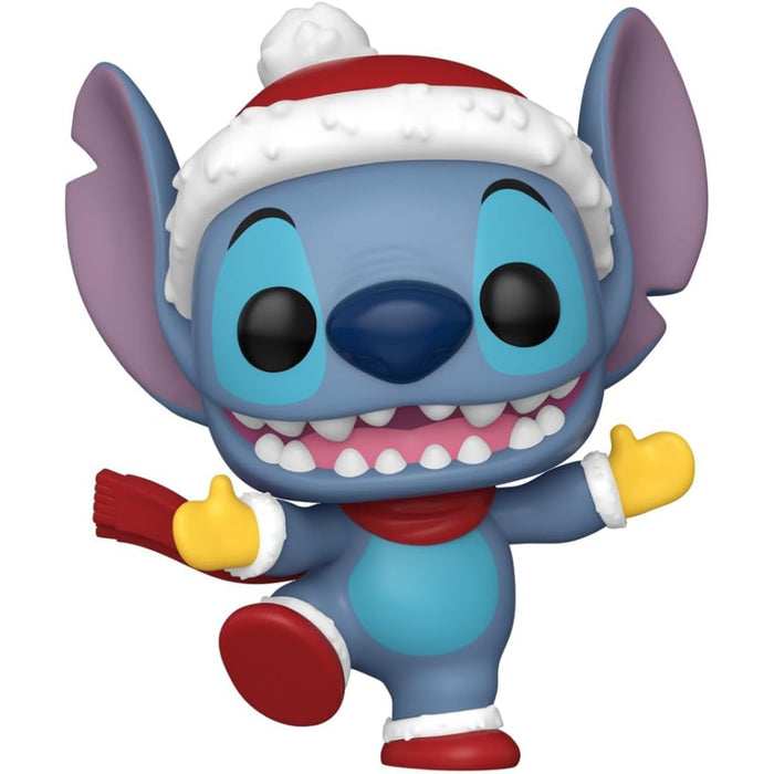 Figurina Funko Pop Disney Stitch Holiday - Stitch with Hat