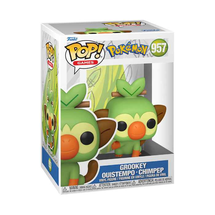 Figurina Funko Pop Pokemon - Grookey (EMEA) 9 cm