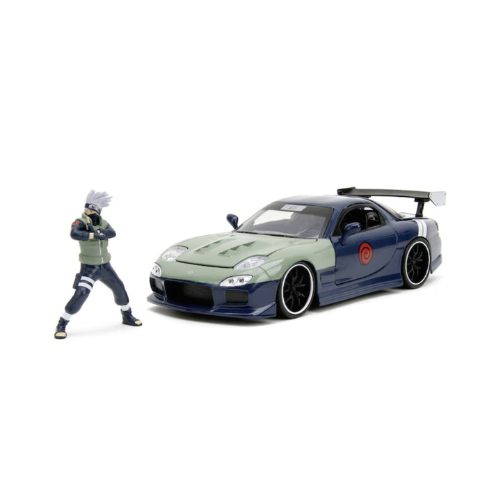 Set Jada Masinuta Metalica Naruto 1993 Mazda Rx 7 1:24