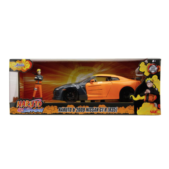 Set Jada Masinuta Metalica Naruto 2009 Nissan Gt R 1:24