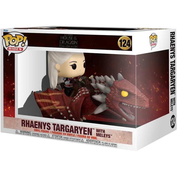 Figurina Funko Pop! Rides Deluxe House of The Dragon - Rhaenys Targaryen with Meleys