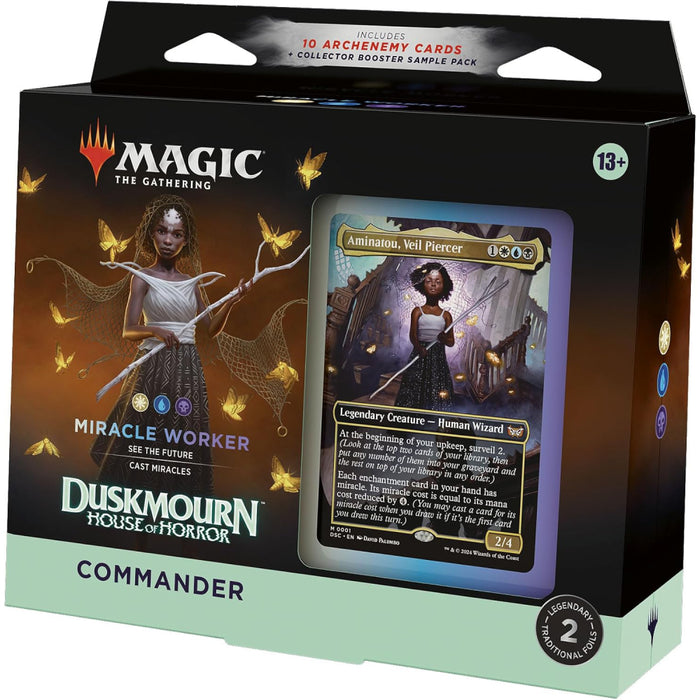 MTG - Duskmourn - House of Horrors Commander - Miracle Worker (White-Blue-Black)