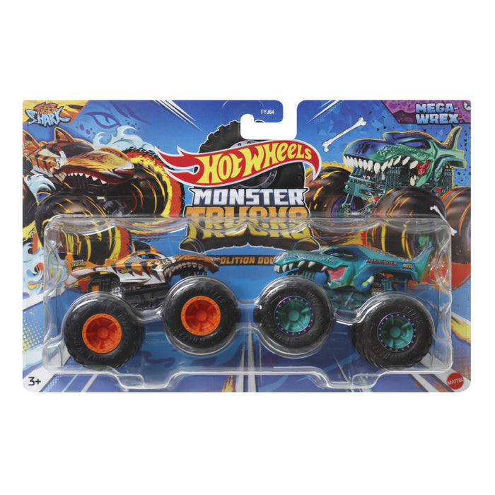 Set 2 Masini Hot Wheels Monster Truck Scara 1 la 64