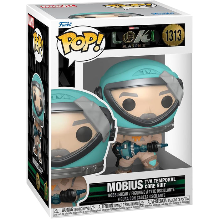 Figurina Funko POP Marvel Loki Season 2 - Mobius in TVA Temporal Core Suit