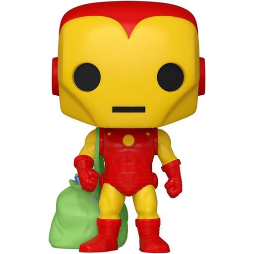 Figurina Funko POP Marvel Holiday - Iron Man with Bag - Red Goblin