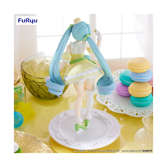 Figurina Hatsune Miku Exceed Creative PVC SweetSweets Series Macaroon Citron Color Ver 22 cm