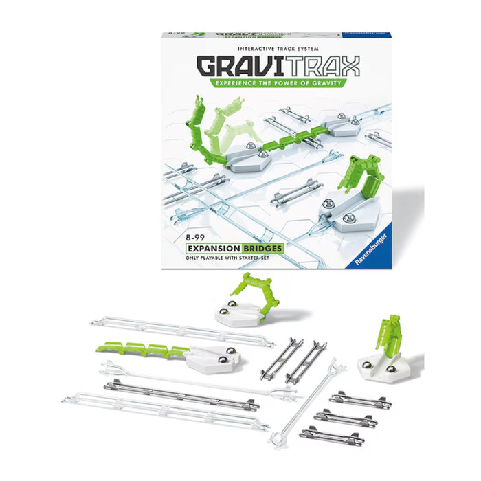 Joc de Constructie Gravitrax Bridges, Poduri, Set de Accesorii, Multilingv