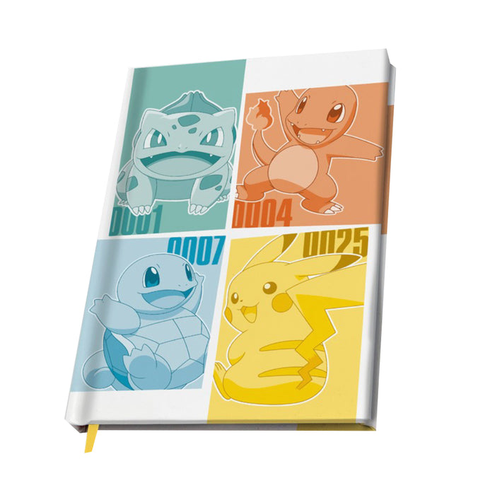 Notebook A5 Pokemon - Kanto Starters