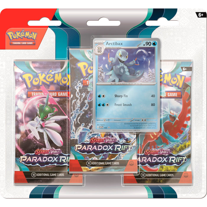 PKM - Scarlet & Violet 4 Paradox Rift 3-Pack Booster - Arctibax