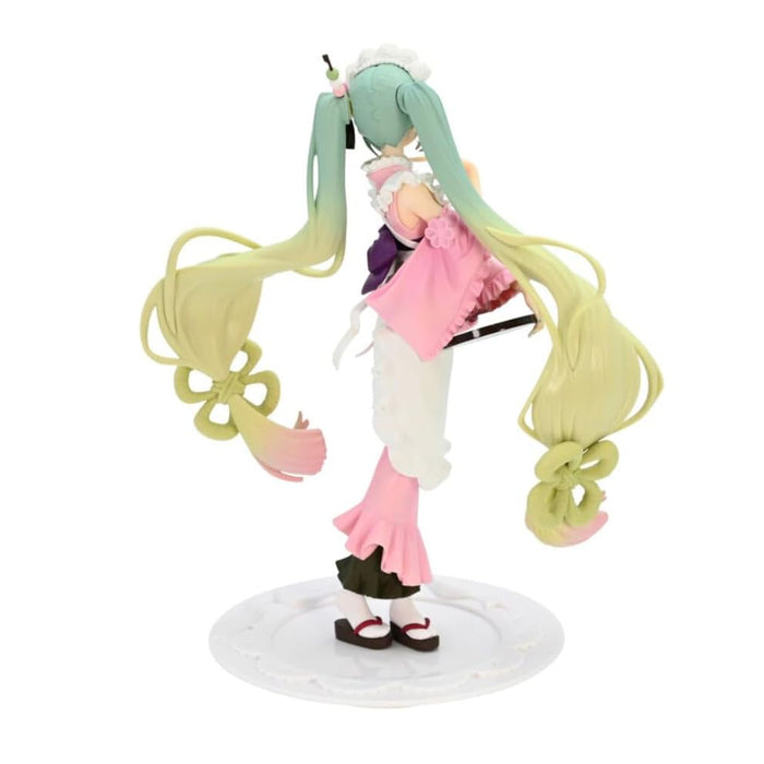 Figurina Hatsune Miku Exceed Creative PVC Matcha Green Tea Parfait Cherry Blossom Ver 20 cm