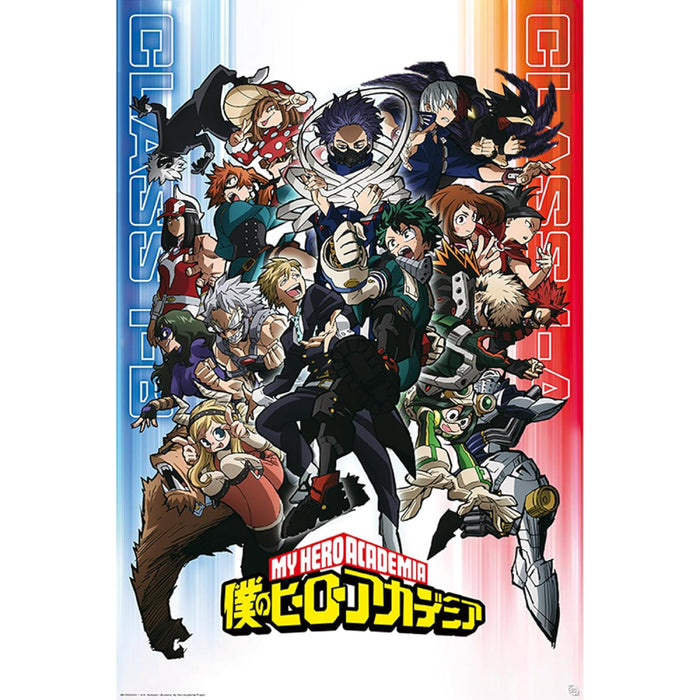 Poster Maxi My Hero Academia - 91.5x61 - Class 1-A vs 1-B