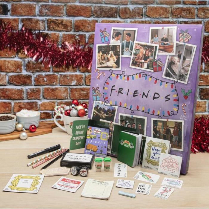 Calendar Advent Friends Stationery