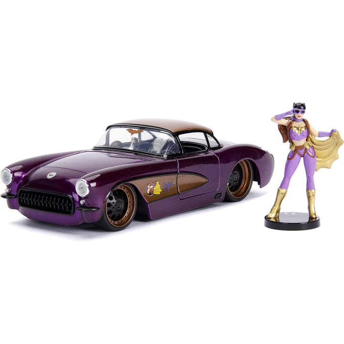 Set DC Comics Bombshells 1957 Chevy Batgirl Scara 1 la 24