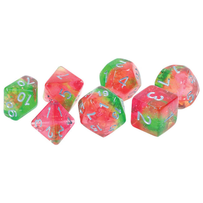 Set 7 Zaruri Sirius Dice - Lotus Glowworm