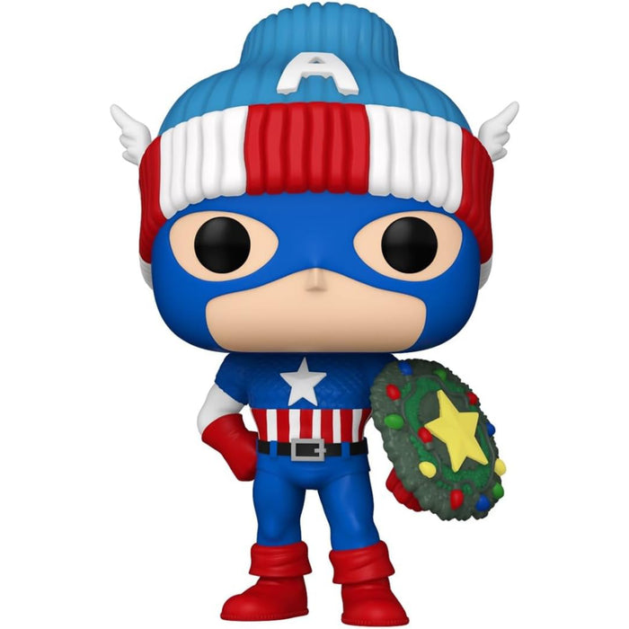 Figurina Funko POP Marvel Holiday S4 - Captain America