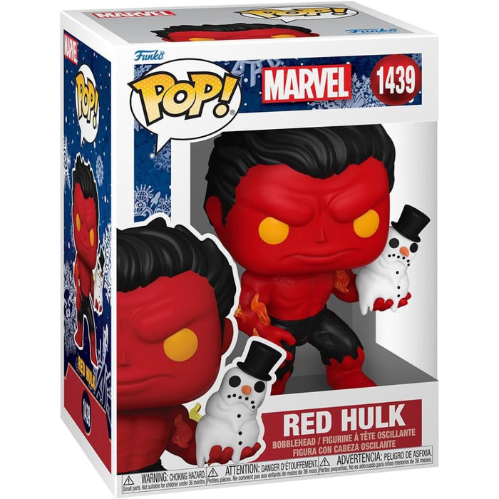 Figurina Funko POP Marvel Holiday S4 - Red Hulk