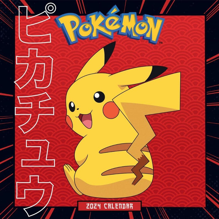 Calendar Square 2024 30x30 Pokemon