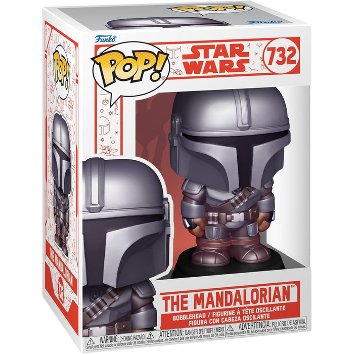 Figurina Funko POP Star Wars Holiday - Mandalorian