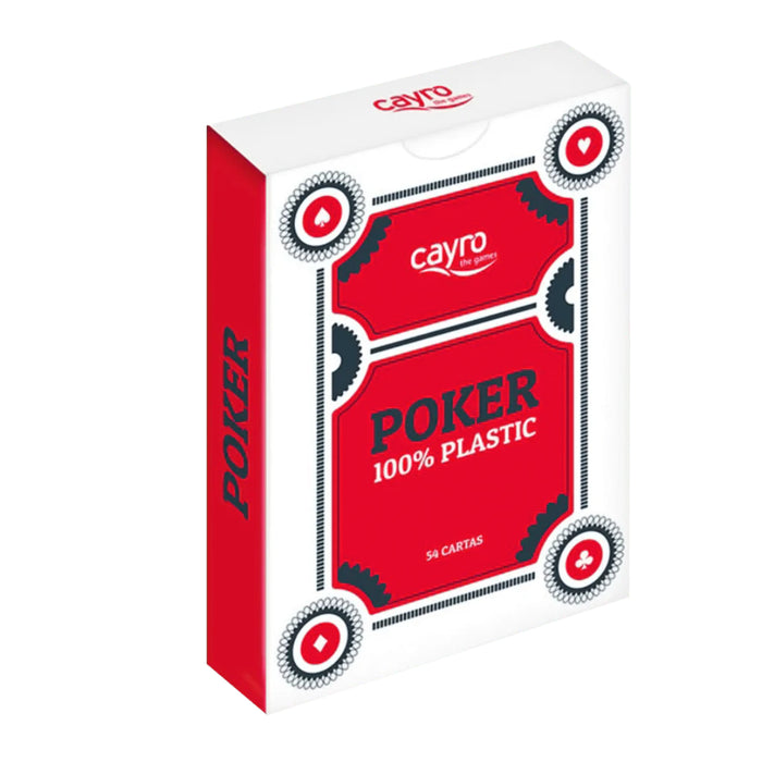 Carti de Joc Poker, 100% plastic, Cayro