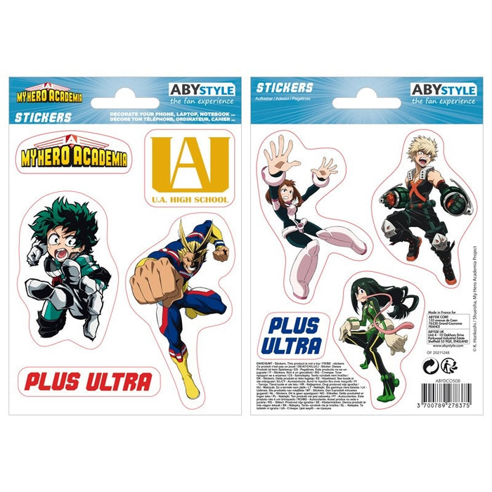 Stickere My Hero Academia - 16x11cm/ 2 sheets - UA High School