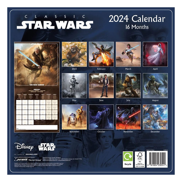 Star Wars Calendar 2024 Classics