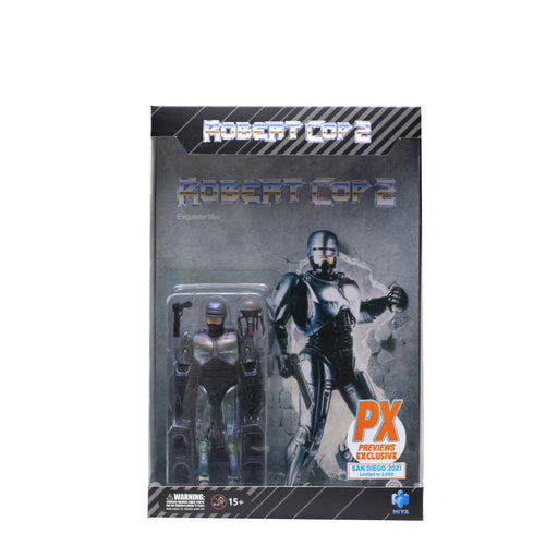 Figurina Articulata SDCC 2021 Robocop 2 Robert Cop Px 1/18 Exquisite Mini Fig - Red Goblin