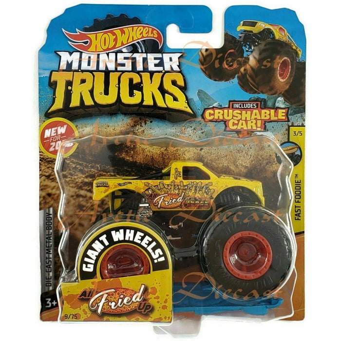 Mini Figurine MATTEL Hot Wheels Monster Trucks 1:64 - Red Goblin