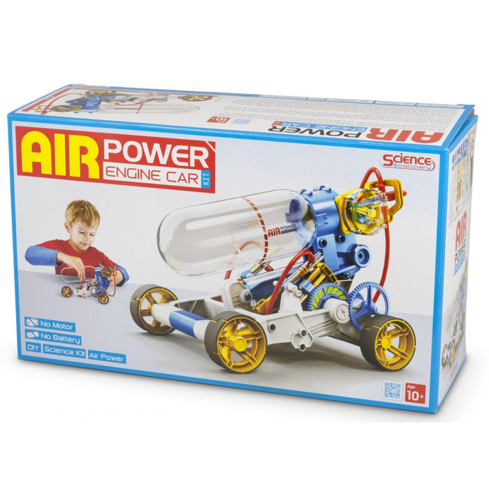 Kit Robotica de Constructie Masina cu Motor pe Aer - Red Goblin