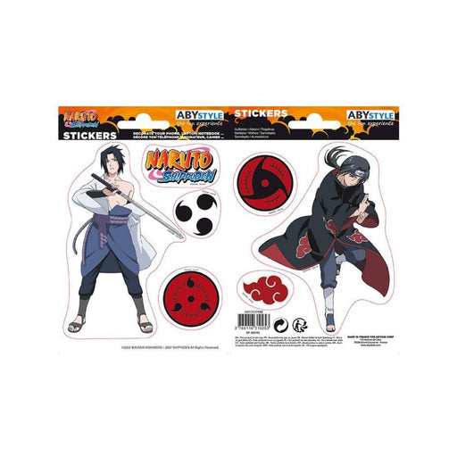 Stickere Naruto Shp - 16 x 11 cm - Sasuke/ Itachi - Red Goblin