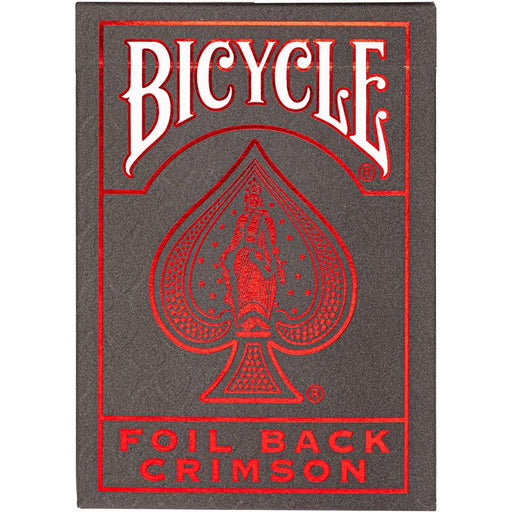 Carti de Joc Bicycle Foil Back Crimson - Red Goblin