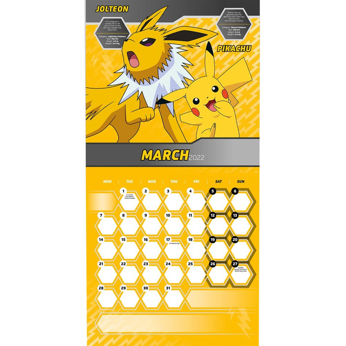 Calendar Danilo Pokemon 2022 Square - Red Goblin