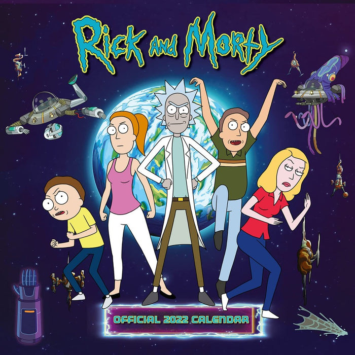 Calendar Danilo Rick & Morty 2022 Square - Red Goblin