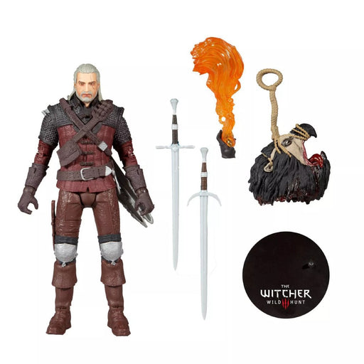 Figurina Articulata The Witcher 3 Wild Hunt Geralt of Rivia (Wolf Armor) 18 cm - Red Goblin