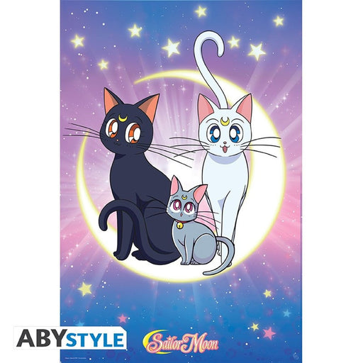 Poster Sailor Moon - Luna, Artemis & Diana (91.5x61) - Red Goblin