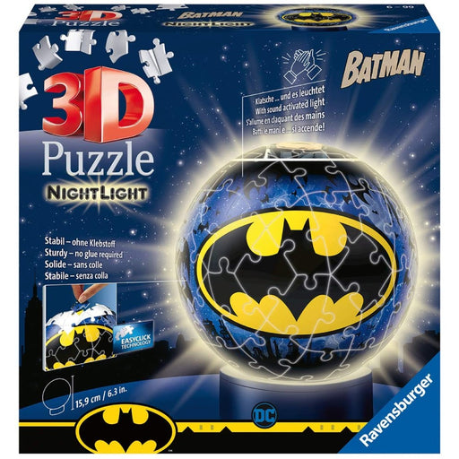 Ravensburger 3D Puzzle-Ball - Batman Night Light - 72 piese - Red Goblin