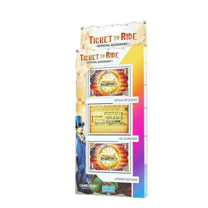 Sleeve-uri Gamegenic - Ticket to Ride Art Sleeves (152 Bucati) - Red Goblin