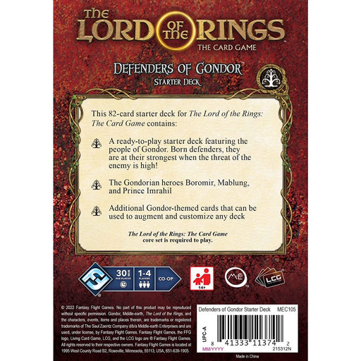 The Lord of the Rings The Card Game – Defenders of Gondor Starter Deck - Red Goblin