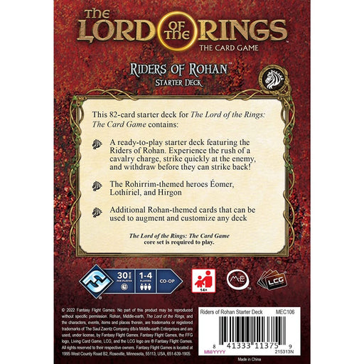 The Lord of the Rings The Card Game – Riders of Rohan Starter Deck - Red Goblin