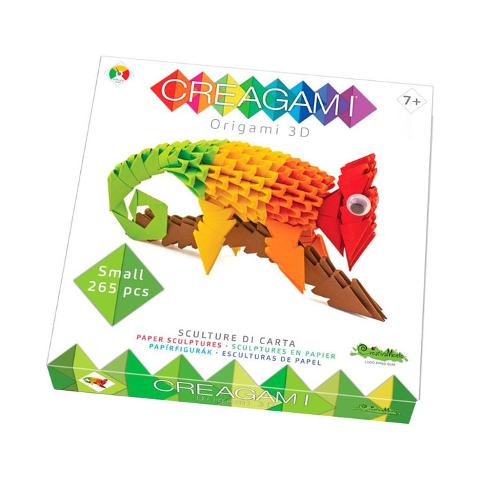 Origami 3D Creagami - Cameleon 265 piese - Red Goblin